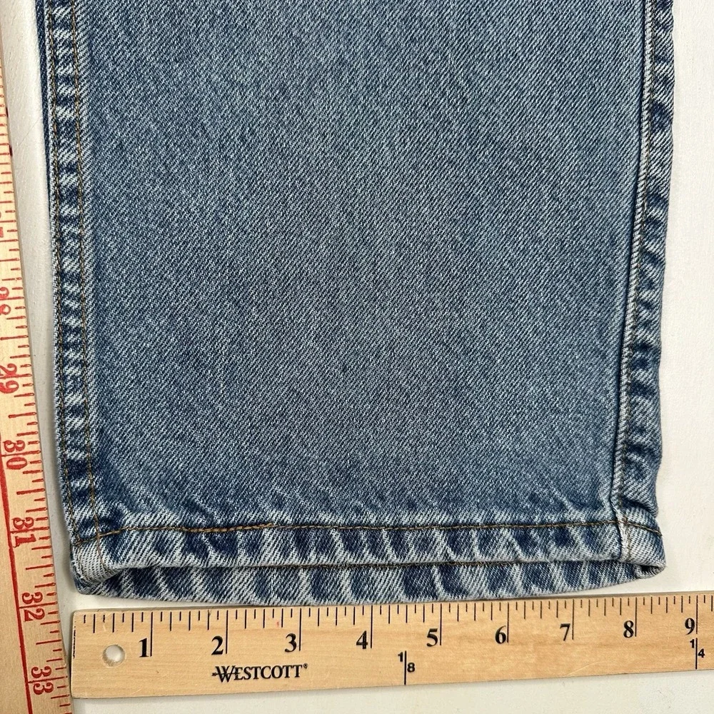VTG Levi's 545 Loose Fit Jeans Men Fits 36x32 Blue‎ Brown Tab 90s Light Wash USA